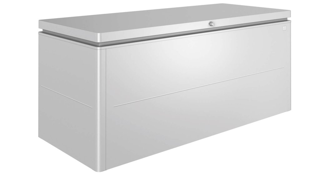 biohort loungebox 200cm zilver metallic