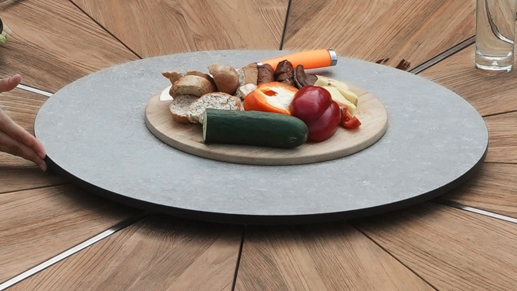 oryx edge tisch tafel zebra draaiplateau hpl