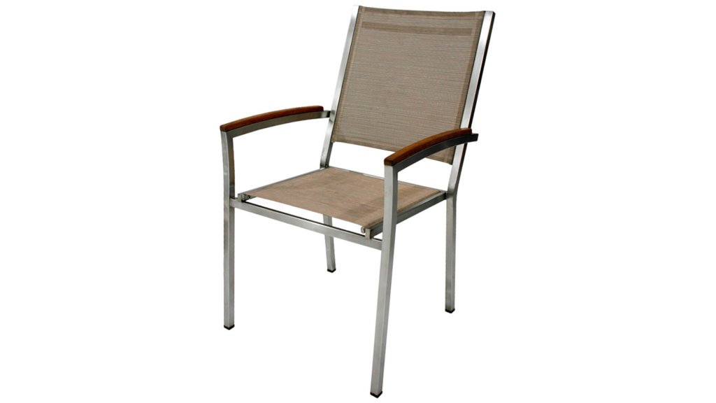 pontiac zebra tuinset stoel espresso hoge rug