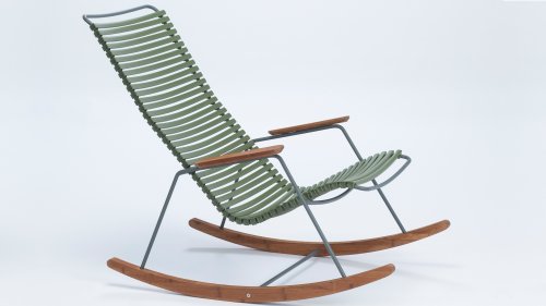 houe click rocking chair olive green