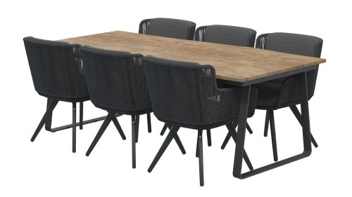 4seasons outdoor flores dining anthracite 213730 