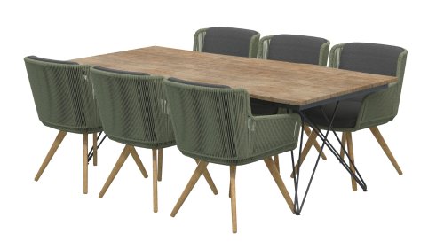 4seasons outdoor flores dining green 213732 